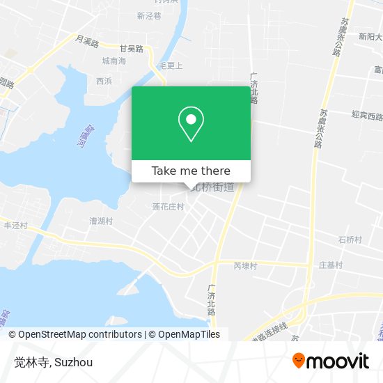 觉林寺 map