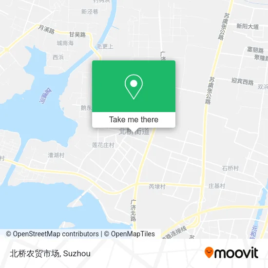 北桥农贸市场 map