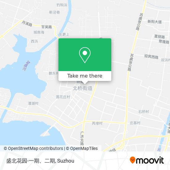 盛北花园-一期、二期 map