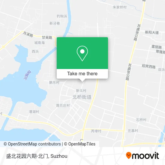 盛北花园六期-北门 map