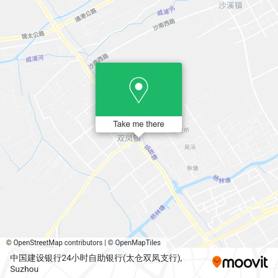 中国建设银行24小时自助银行(太仓双凤支行) map
