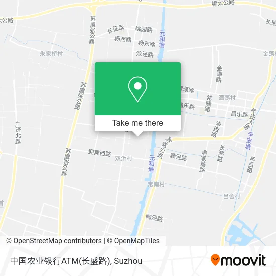 中国农业银行ATM(长盛路) map