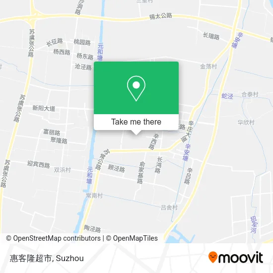 惠客隆超市 map