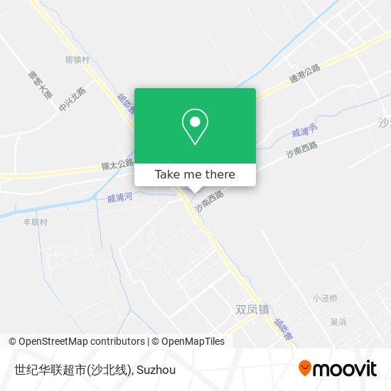 世纪华联超市(沙北线) map