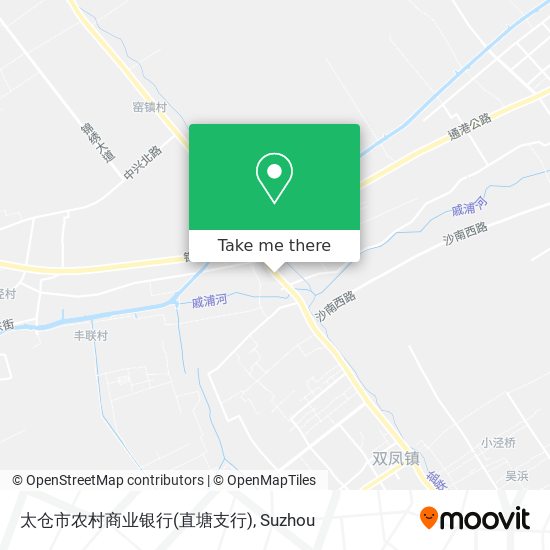 太仓市农村商业银行(直塘支行) map