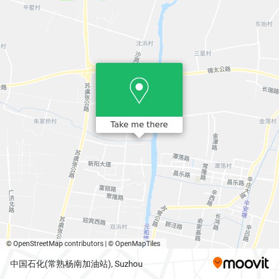中国石化(常熟杨南加油站) map