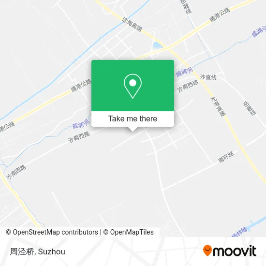 周泾桥 map
