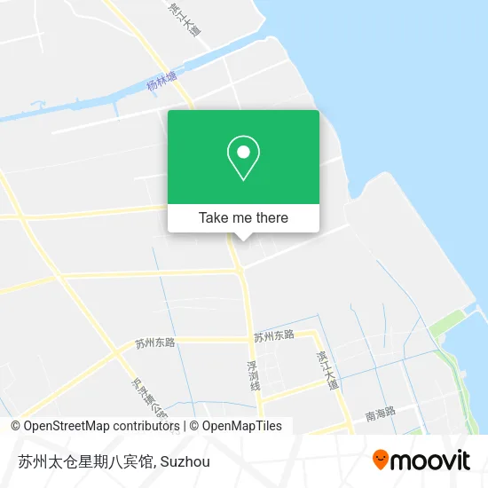 苏州太仓星期八宾馆 map