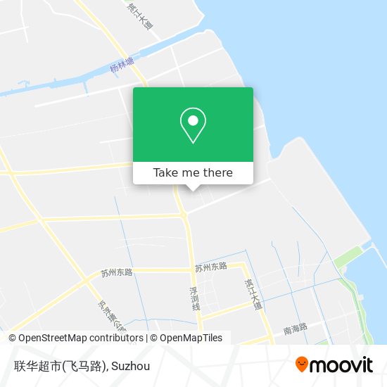 联华超市(飞马路) map