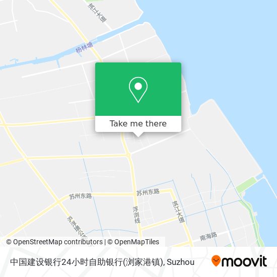 中国建设银行24小时自助银行(浏家港镇) map