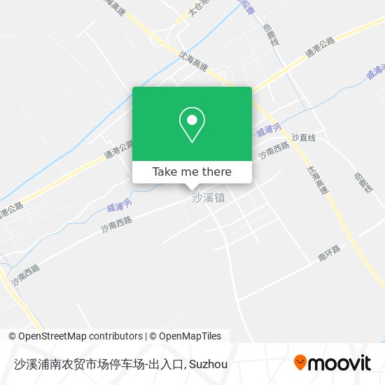 沙溪浦南农贸市场停车场-出入口 map