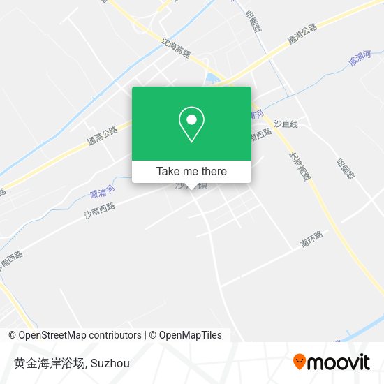 黄金海岸浴场 map