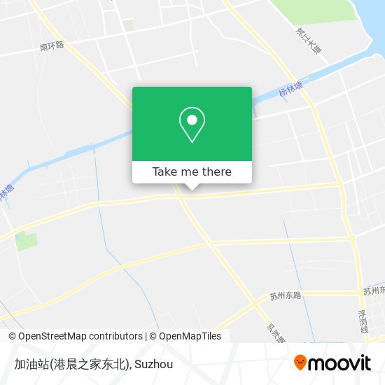 加油站(港晨之家东北) map