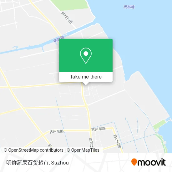 明鲜蔬果百货超市 map