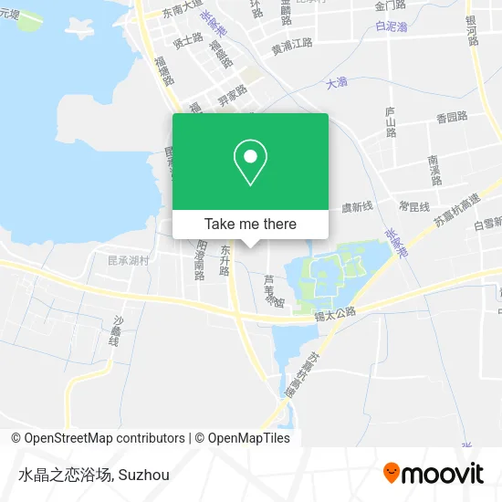 水晶之恋浴场 map