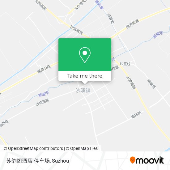 苏韵阁酒店-停车场 map