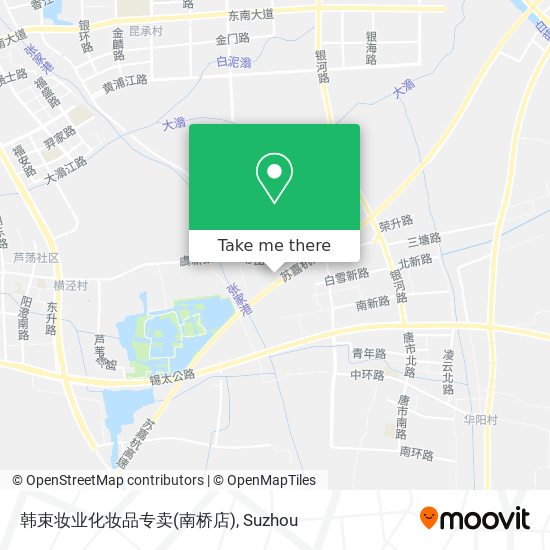 韩束妆业化妆品专卖(南桥店) map