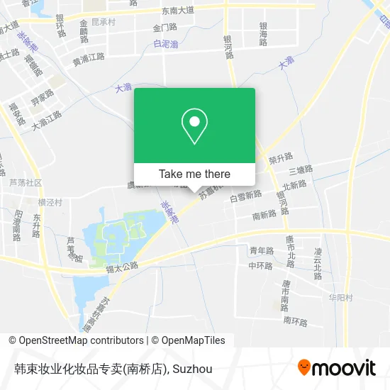 韩束妆业化妆品专卖(南桥店) map
