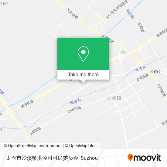 太仓市沙溪镇洪泾村村民委员会 map