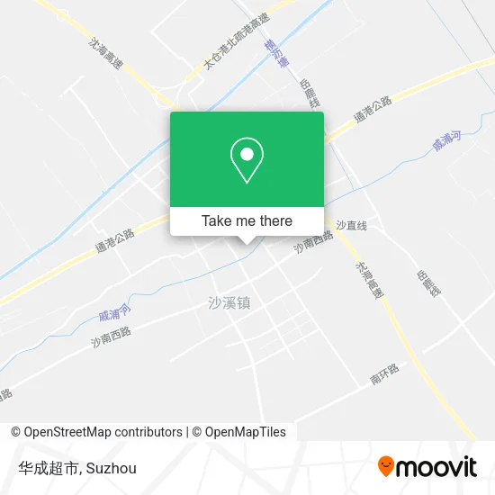 华成超市 map
