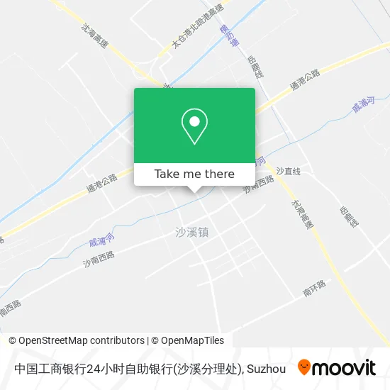 中国工商银行24小时自助银行(沙溪分理处) map
