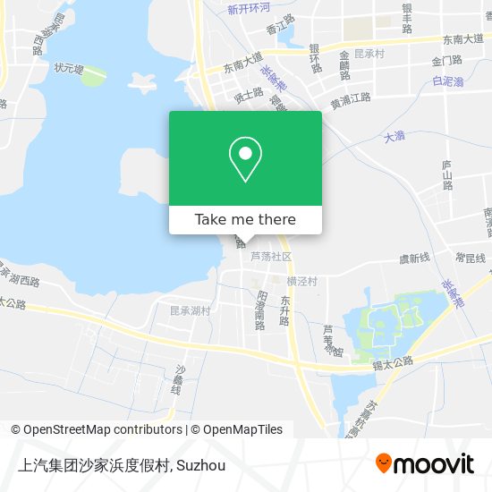 上汽集团沙家浜度假村 map