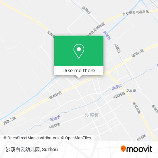 沙溪白云幼儿园 map