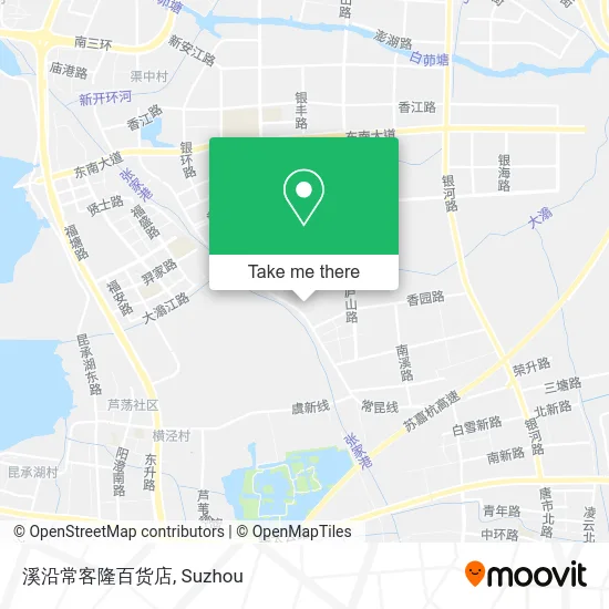 溪沿常客隆百货店 map