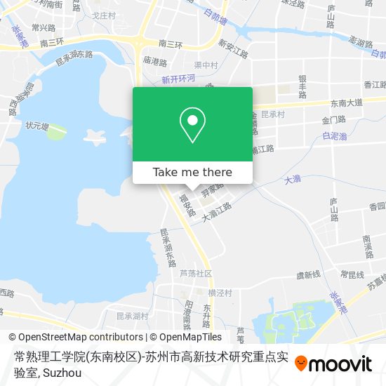 常熟理工学院(东南校区)-苏州市高新技术研究重点实验室 map