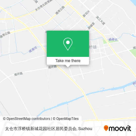 太仓市浮桥镇新城花园社区居民委员会 map