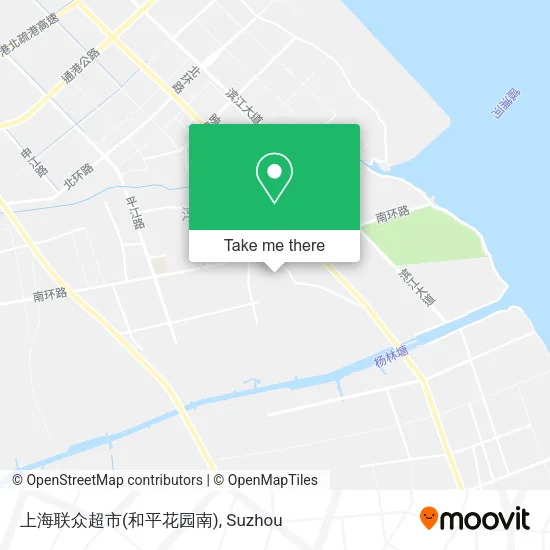 上海联众超市(和平花园南) map
