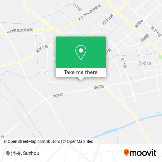张浦桥 map