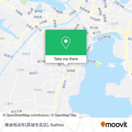 雅迪电动车(莫城专卖店) map
