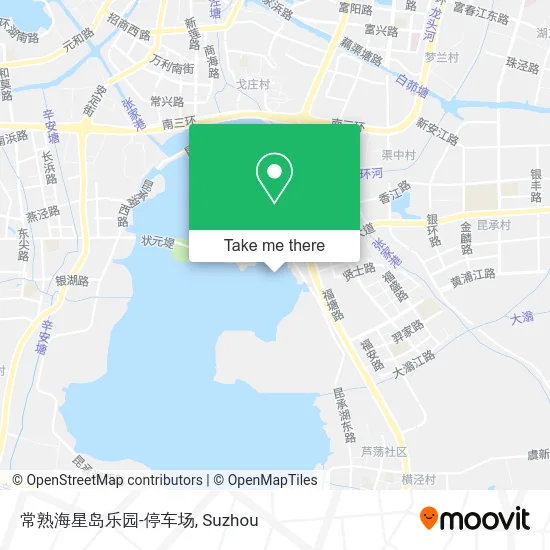 常熟海星岛乐园-停车场 map