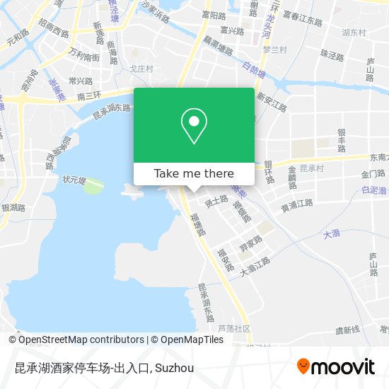 昆承湖酒家停车场-出入口 map