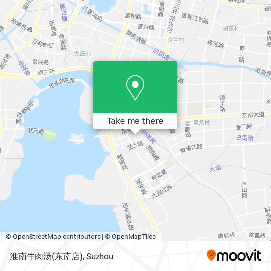 淮南牛肉汤(东南店) map
