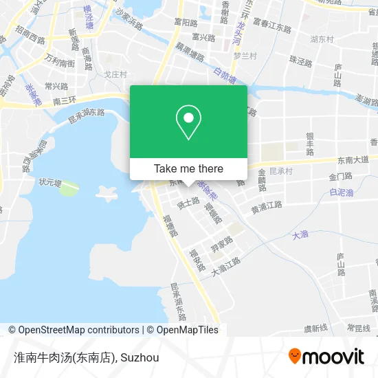淮南牛肉汤(东南店) map
