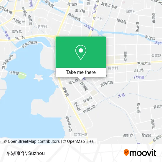 东湖京华 map