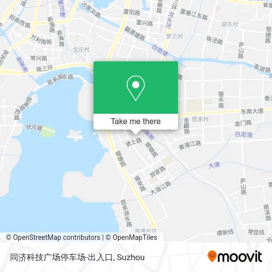 同济科技广场停车场-出入口 map