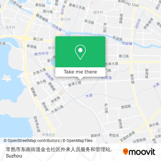 常熟市东南街道金仓社区外来人员服务和管理站 map