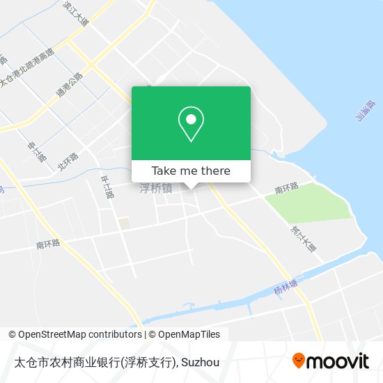 太仓市农村商业银行(浮桥支行) map