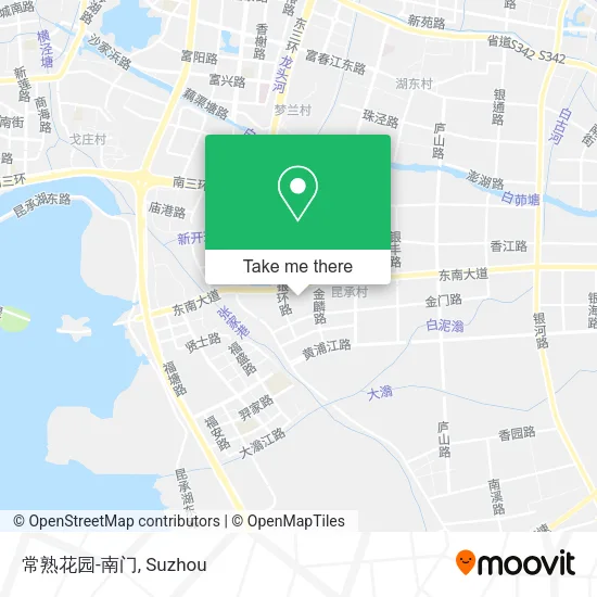 常熟花园-南门 map