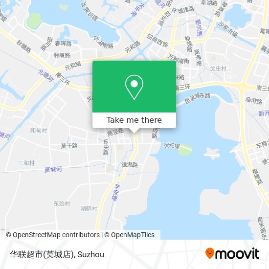 华联超市(莫城店) map