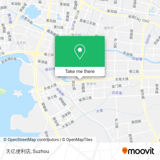 天亿便利店 map