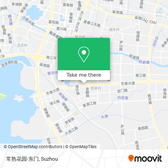 常熟花园-东门 map