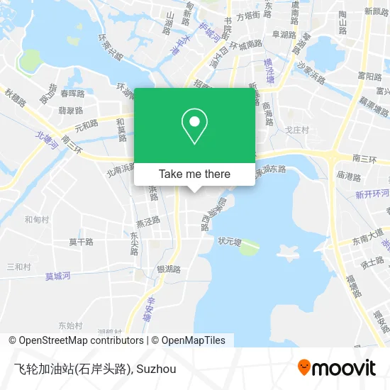 飞轮加油站(石岸头路) map