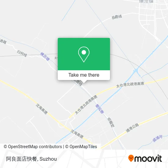 阿良面店快餐 map