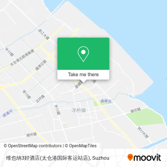 维也纳3好酒店(太仓港国际客运站店) map
