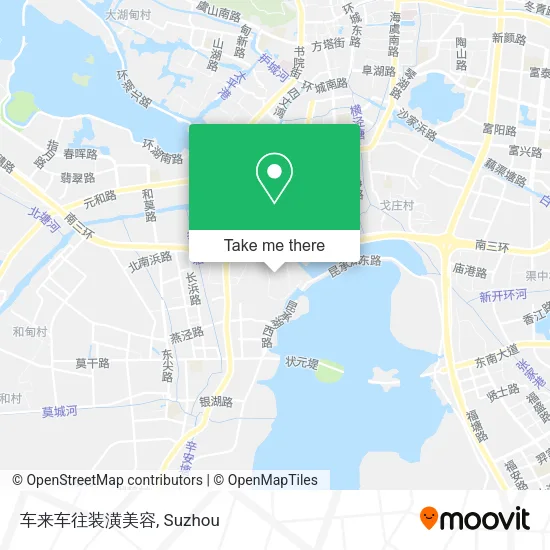 车来车往装潢美容 map