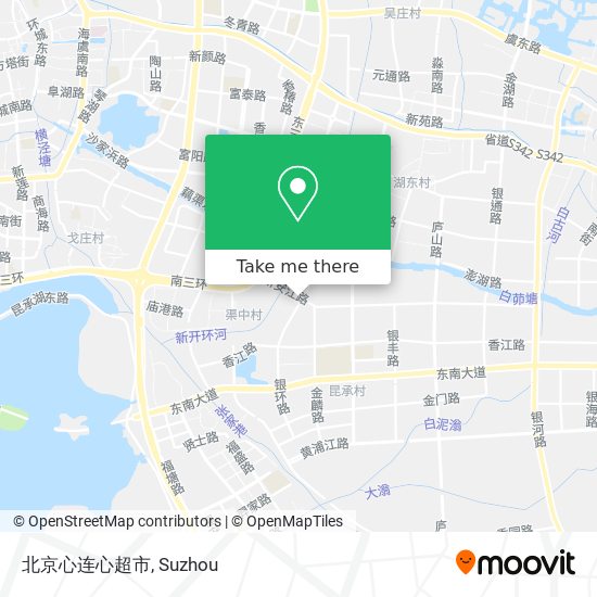北京心连心超市 map